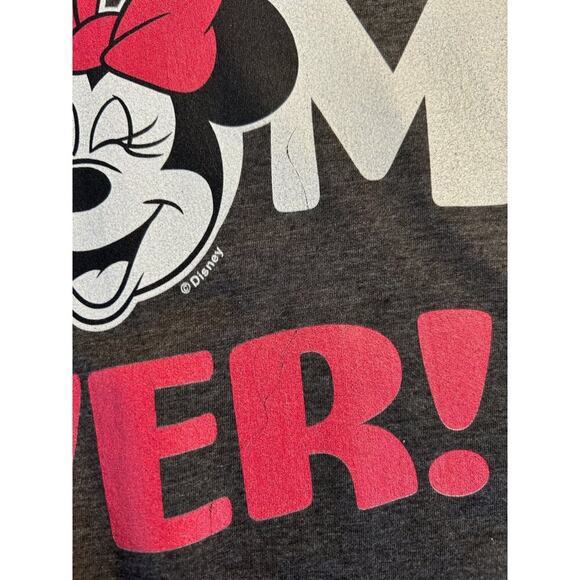 Disney Theme Best Mom Ever Minnie Mouse Long Sleeve Tee Women's Size XL - Picture 4 of 7